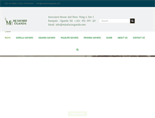 Tablet Screenshot of mjsafarisuganda.com